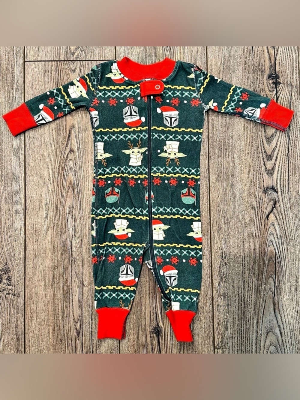 Hanna Andersson Star Wars Christmas Footie Pajamas 3-6M